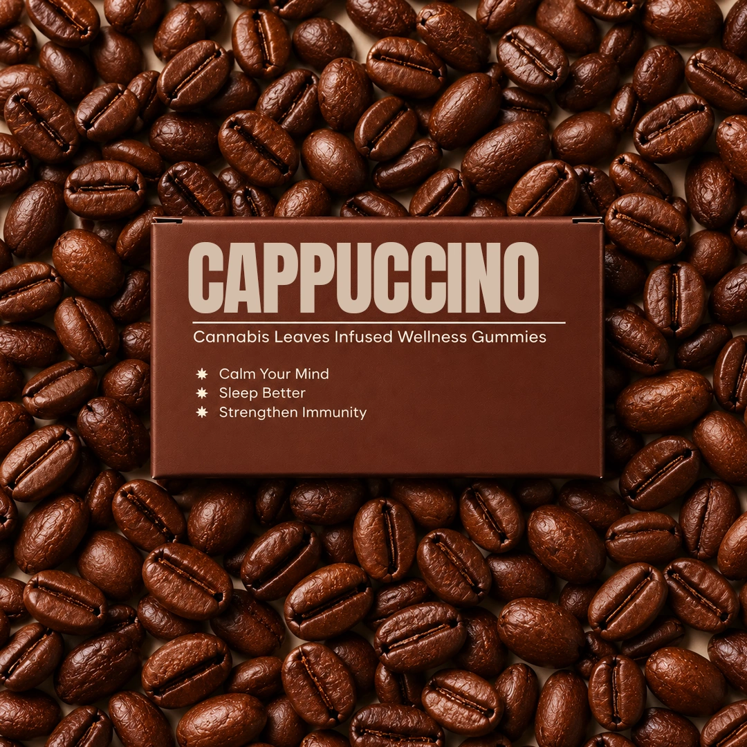 Cappuccino Relax & Reset Gummies 5% – Pack of 10 Gummies