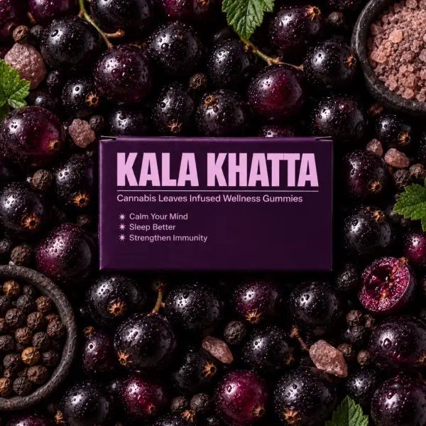 Kala Khatta Relax & Reset Gummies 5% – Pack of 30 Gummies