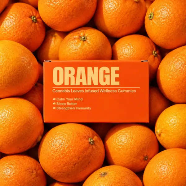 Orange Relax & Reset Gummies 5% – Pack of 30 Gummies