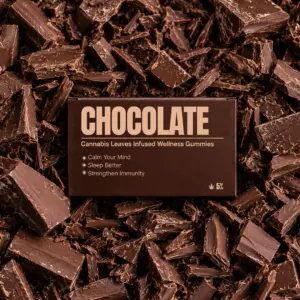 Chocolate Relax & Reset Gummies 5%– Pack of 2 Gummies