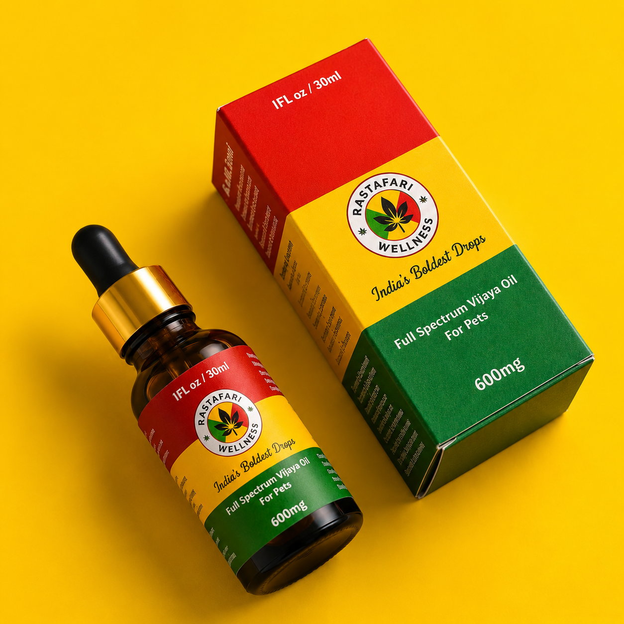Full Spectrum Vijaya Pet Oil 600mg